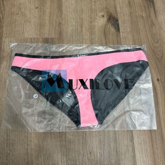 NWT Muxilove Pink Bikini Swimsuit Bottom Sz L - Picture 1 of 3
